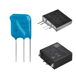 Thermally protected varistors