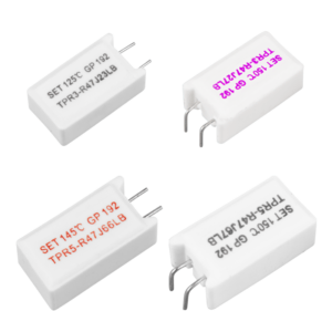 Thermally protected fuse resistors